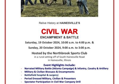 Civil War Event Flyer 2024